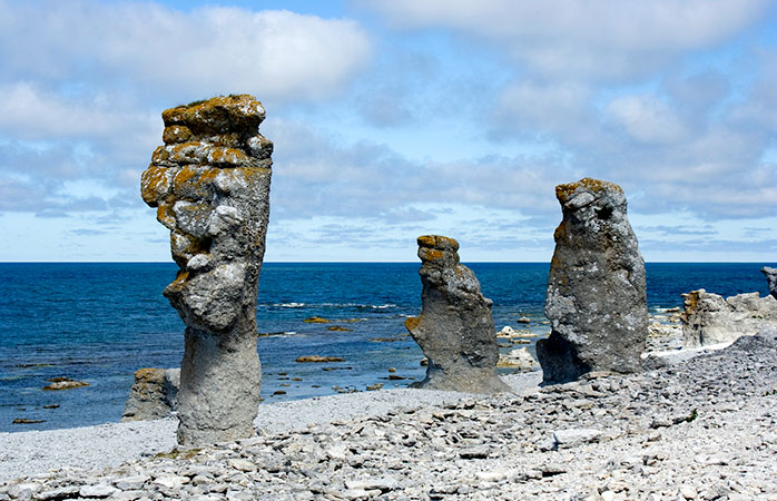 se baigner dans la mer Baltique