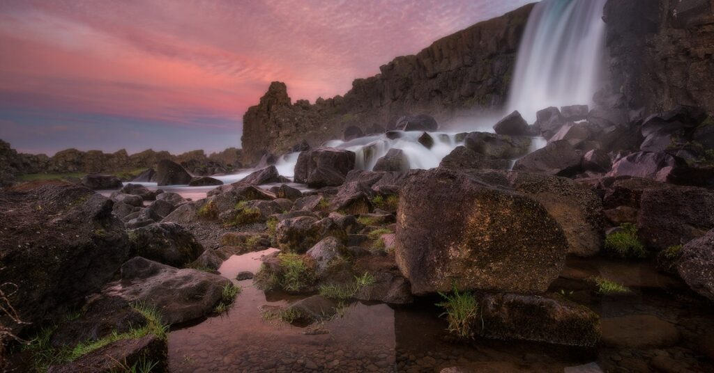 Cascade Oxararfoss en Islande